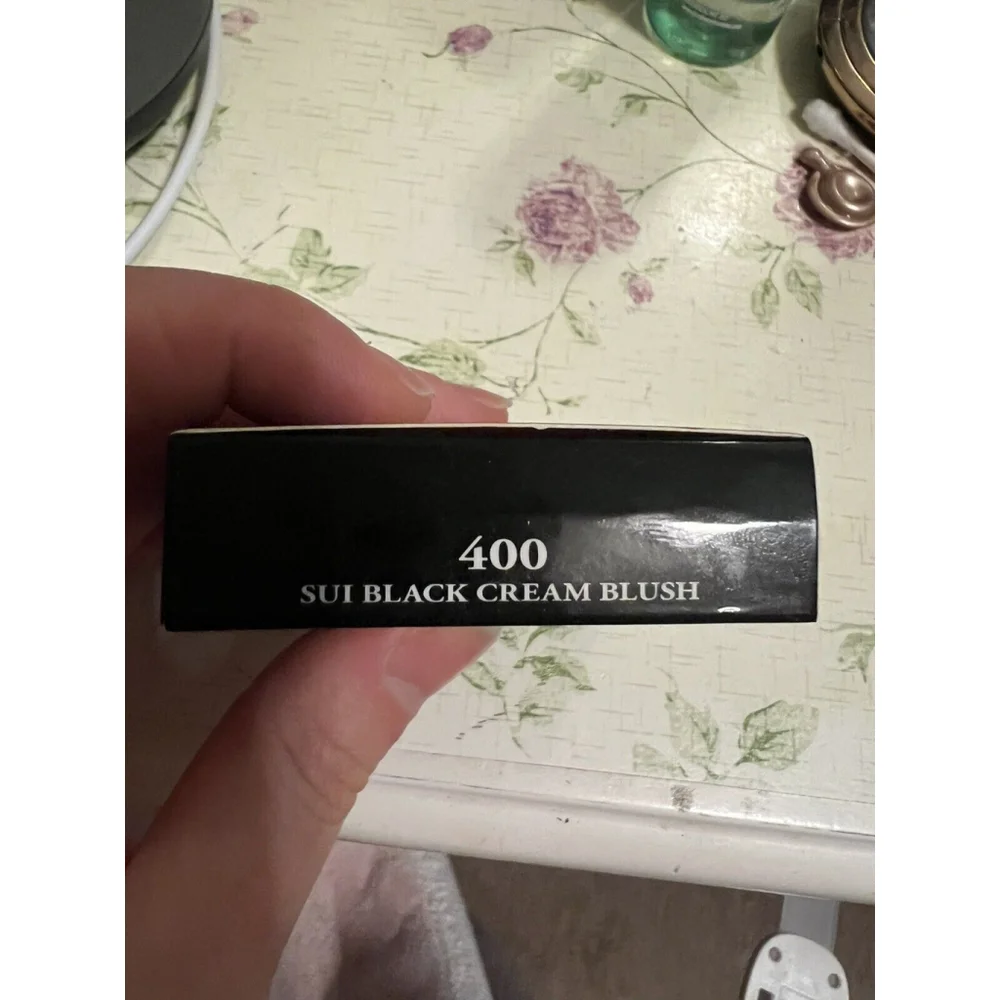 Anna Sui Black Cream Blush Magical Black to Blooming Rose Japan Try One Time